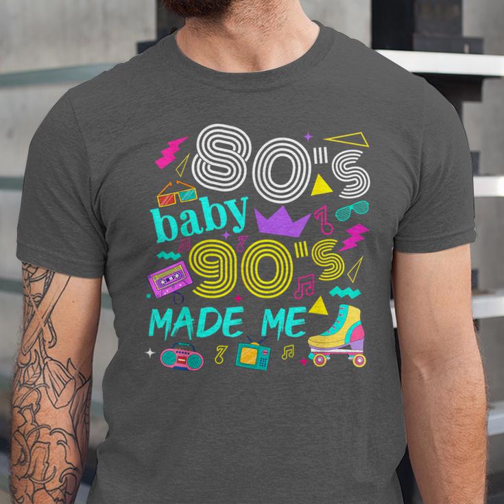 1980s 80's Baby 1990s 90's Made Me Birthday Nostalgia Vibes Unisex Jersey T-Shirt 1980s 80's Baby 1990s 90's Made Me Birthday Nostalgia Vibes Unisex Jersey T-Shirt