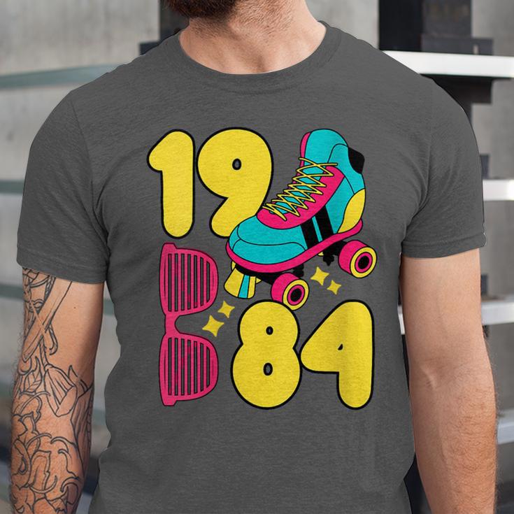 1984 Retro Raised In The 80s Old School Nostalgia Vibes Unisex Jersey T-Shirt