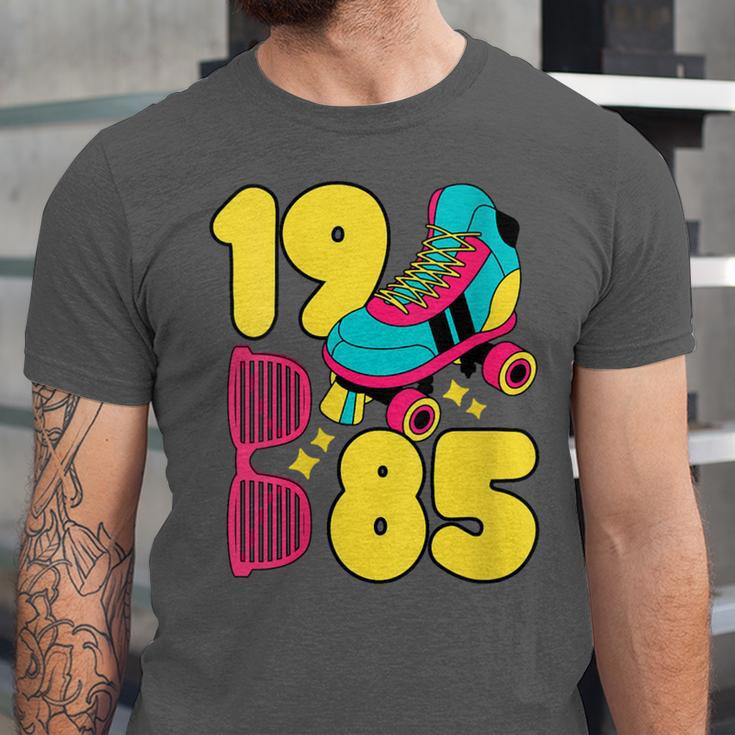 1985 Retro Raised In The 80s Old School Nostalgia Vibes Unisex Jersey T-Shirt 1985 Retro Raised In The 80s Old School Nostalgia Vibes Unisex Jersey T-Shirt