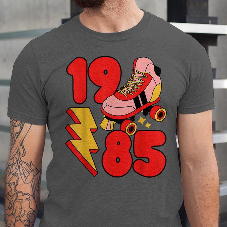 1985 Retro Roller Skate Vintage 80s Nostalgia Collector Unisex Jersey T-Shirt