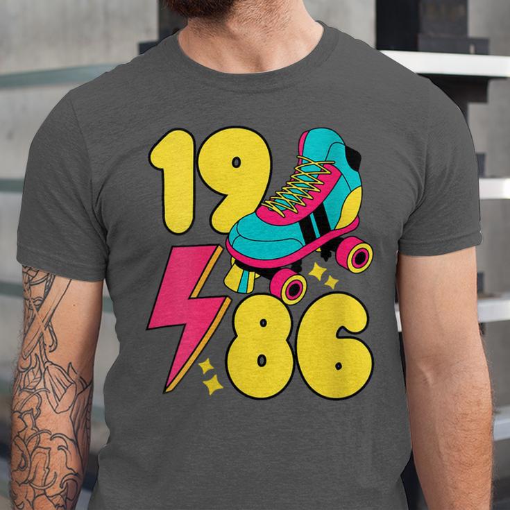 1986 Retro Raised In The 80s Old School Nostalgia Vibes Unisex Jersey T-Shirt