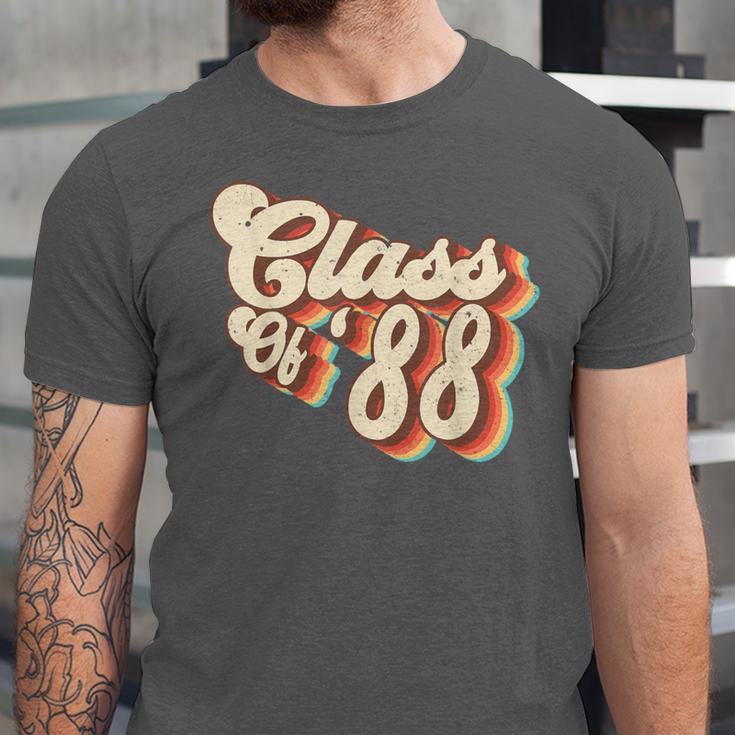 1988 Class Reunion Retro Class Of 88 High School Graduation Unisex Jersey T-Shirt