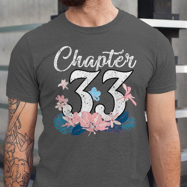 1988 Happy Birthday Chapter 33 Year Old Women Book Lover Unisex Jersey T-Shirt