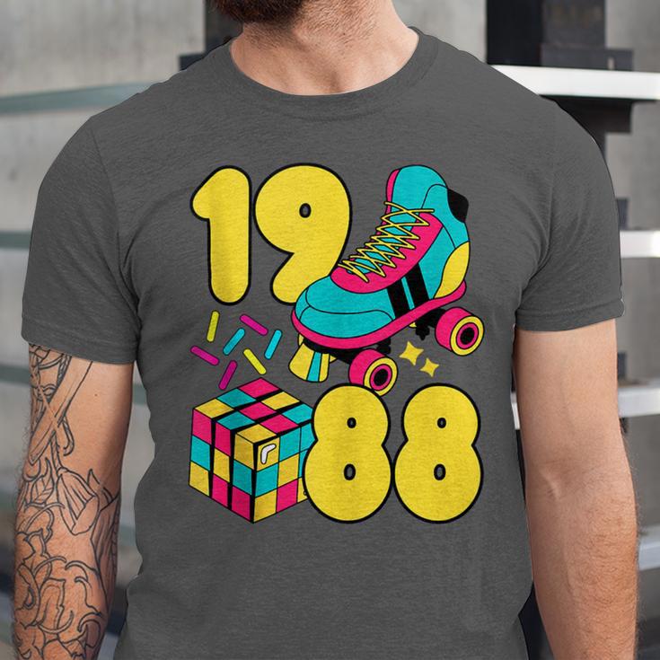 1988 Retro Raised In The 80s Old School Nostalgia Vibes Unisex Jersey T-Shirt 1988 Retro Raised In The 80s Old School Nostalgia Vibes Unisex Jersey T-Shirt
