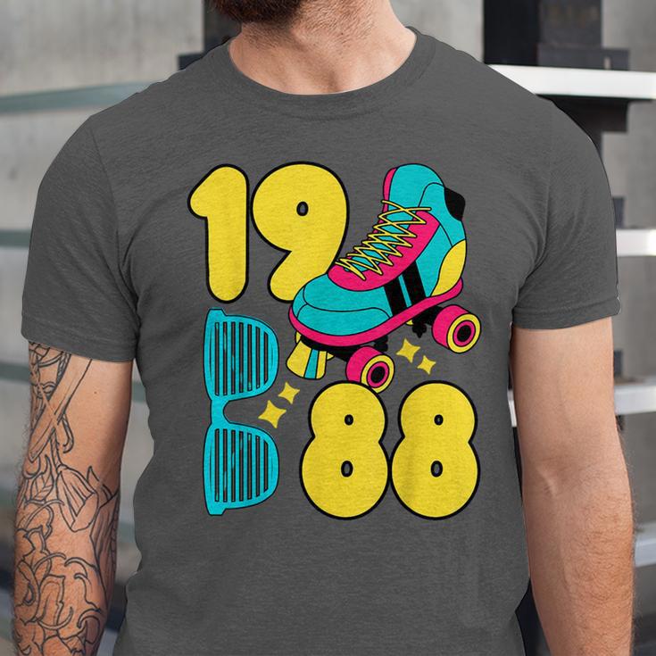 1988 Retro Raised In The 80s Old School Nostalgia Vibes Unisex Jersey T-Shirt