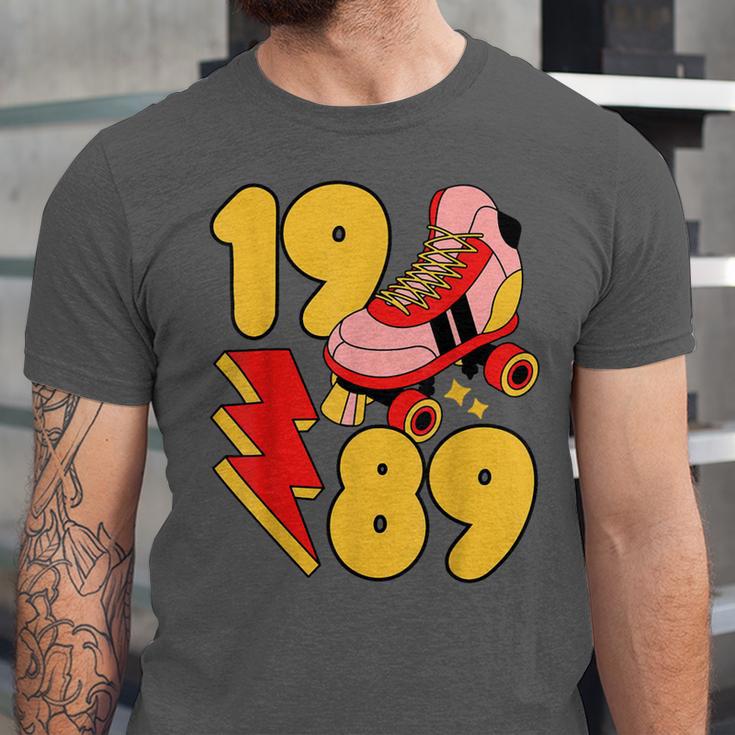 1989 Retro Roller Skate Vintage 80s Nostalgia Collector Unisex Jersey T-Shirt 1989 Retro Roller Skate Vintage 80s Nostalgia Collector Unisex Jersey T-Shirt