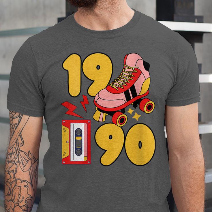1990 Retro Raised On 90s Music Old School Nostalgia Punk Unisex Jersey T-Shirt