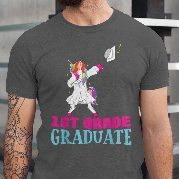 1st Grade Graduation Dabbing Unicorn Lover T-Shirt Kids Unisex Jersey T-Shirt