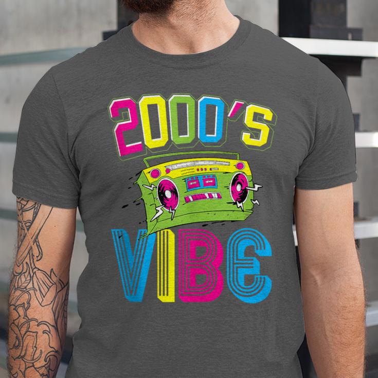 2000's Vibe Hip Hop Costume Early 2000s Party Nostalgia Unisex Jersey T-Shirt