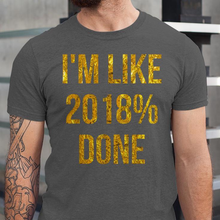 2018 Done High School Senior Graduation New Years Eve Shirt Unisex Jersey T-Shirt