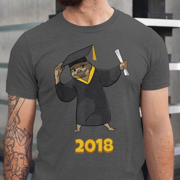 2018 Graduation Shirts Sloth Lovers For Women Teens Unisex Jersey T-Shirt