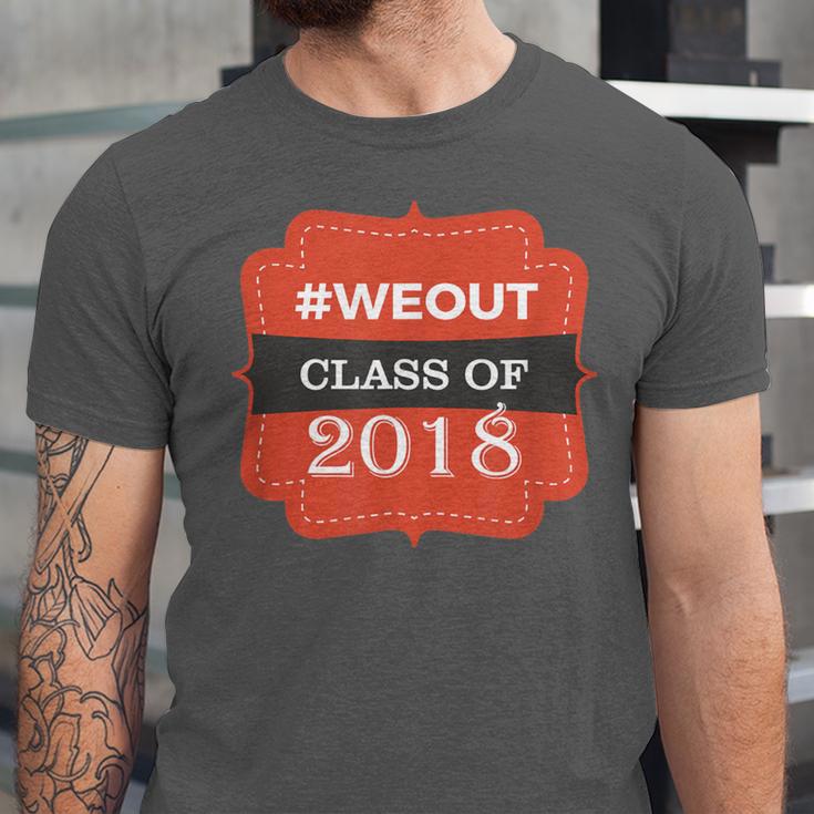 We Out 2018 Graduation Shirts Unisex Jersey T-Shirt