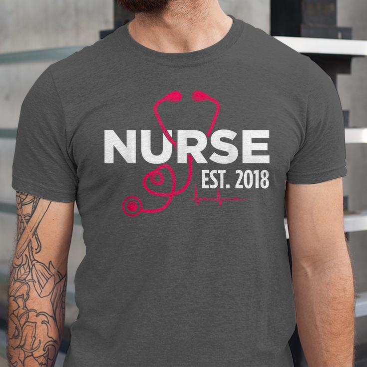 2018 Nursing School Graduation New Nurse Shirt Unisex Jersey T-Shirt