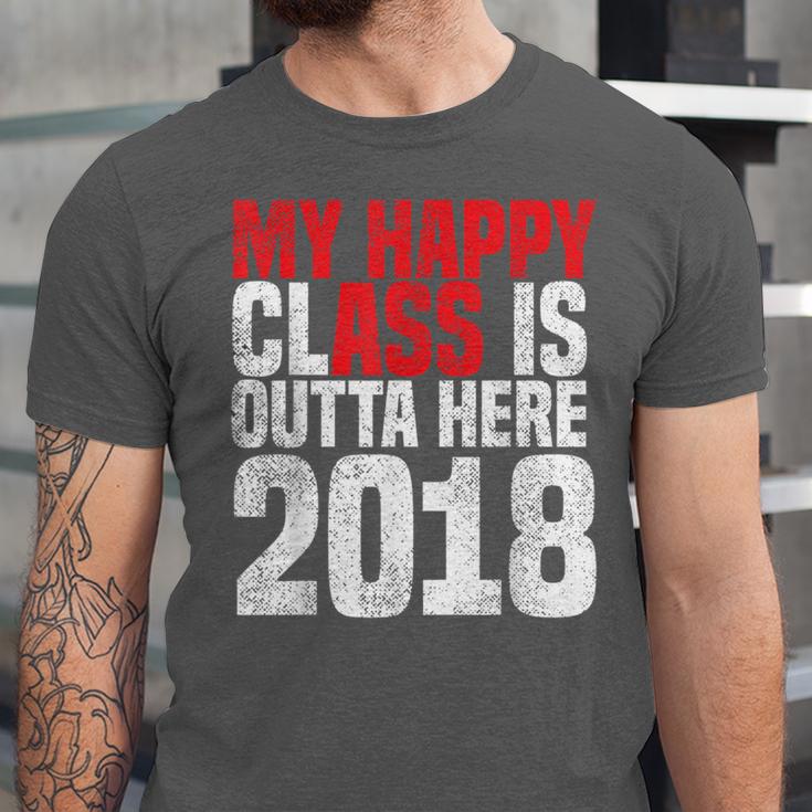 2018 Senior Graduation My Happy Class Shirt Unisex Jersey T-Shirt