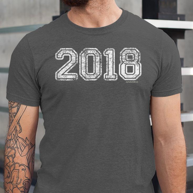 2018 Shirts Seniors Graduation Senior Class Of 2018 Unisex Jersey T-Shirt
