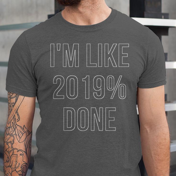 2019 Done High School Senior Graduation New Years Eve Shirt Unisex Jersey T-Shirt