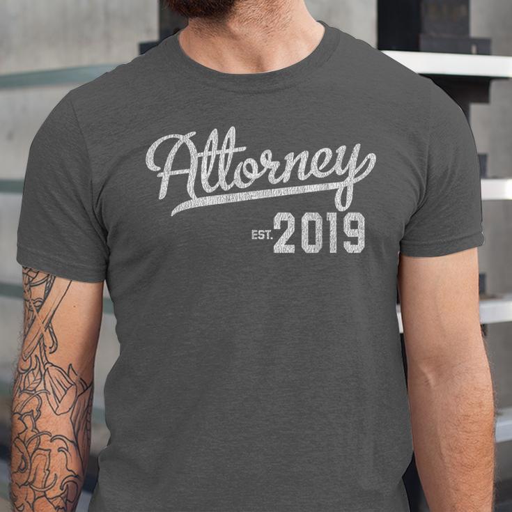 2019 Graduate Attorney Law School Graduation Unisex Jersey T-Shirt
