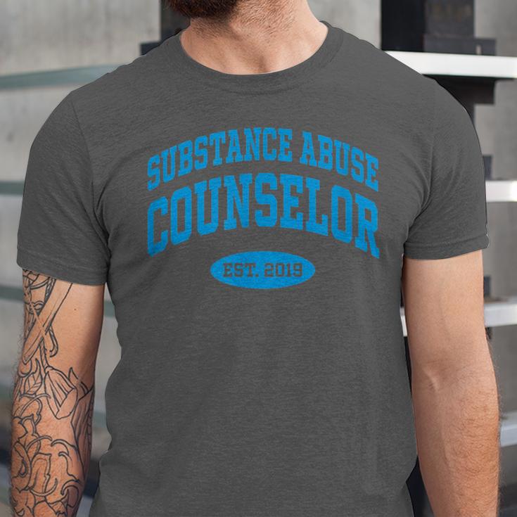 2019 Graduation For Substance Abuse Counselor Unisex Jersey T-Shirt