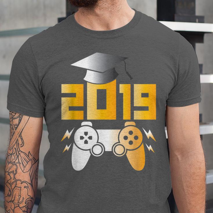 2019 High School Graduation Shirt Gamer Graduate Unisex Jersey T-Shirt