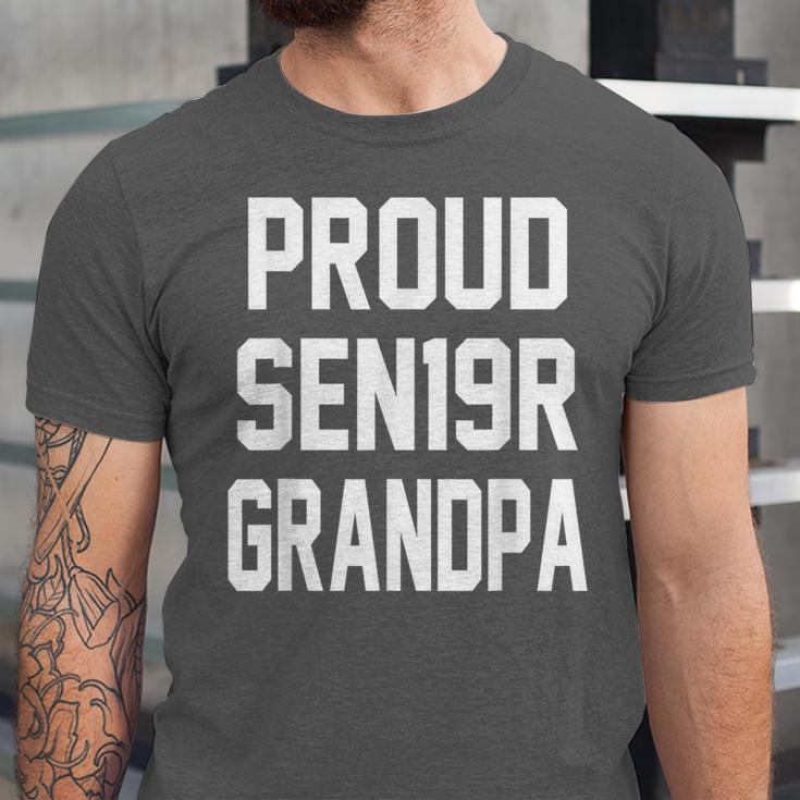 2019 Senior Grandpa SEN19R Class Graduation PartyShirt Unisex Jersey T-Shirt