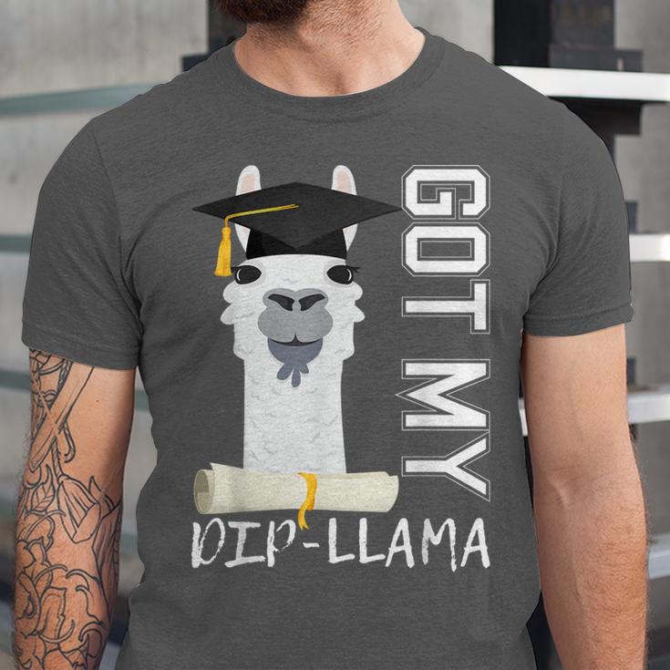 2022 Graduate Graduation For Him Her Got My Dip-Llama Unisex Jersey T-Shirt