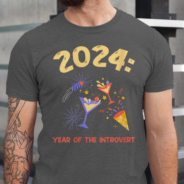 2024 Year Of The Introvert New Year Adventures Unisex Jersey T-Shirt 2024 Year Of The Introvert New Year Adventures Unisex Jersey T-Shirt