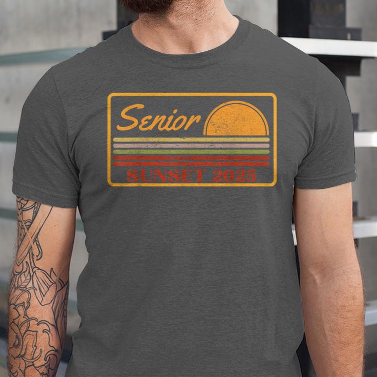 2025 Graduation Highschool Senior Sunset Unisex Jersey T-Shirt