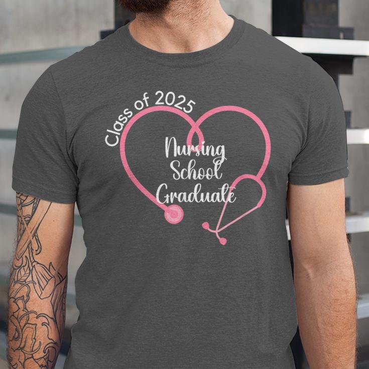 2025 Nursing School Graduate Nurse Graduation Unisex Jersey T-Shirt