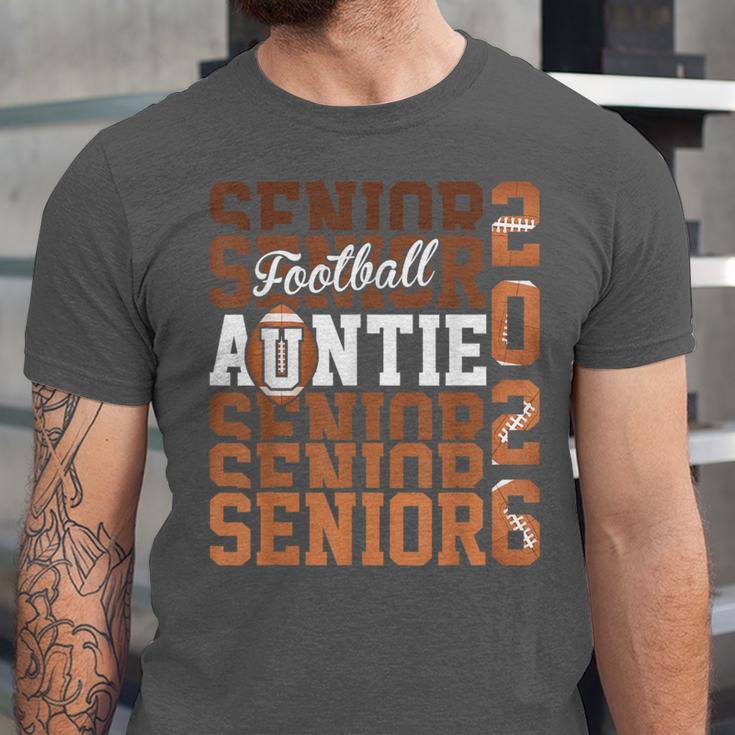 2026 Football Senior Auntie Graduation Matching Family Unisex Jersey T-Shirt