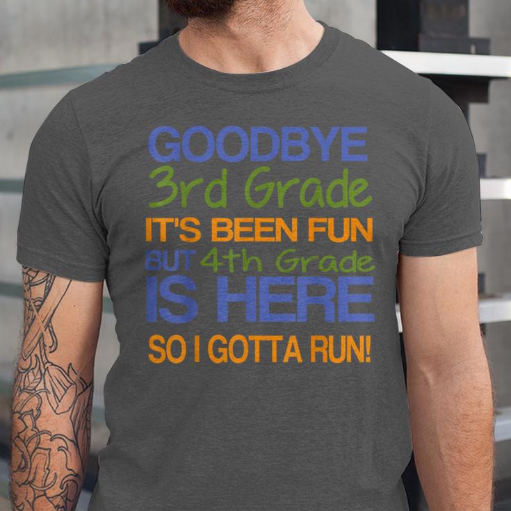 3rd Grade Graduation To 4th T-Shirt Kids Tee Fourth Unisex Jersey T-Shirt