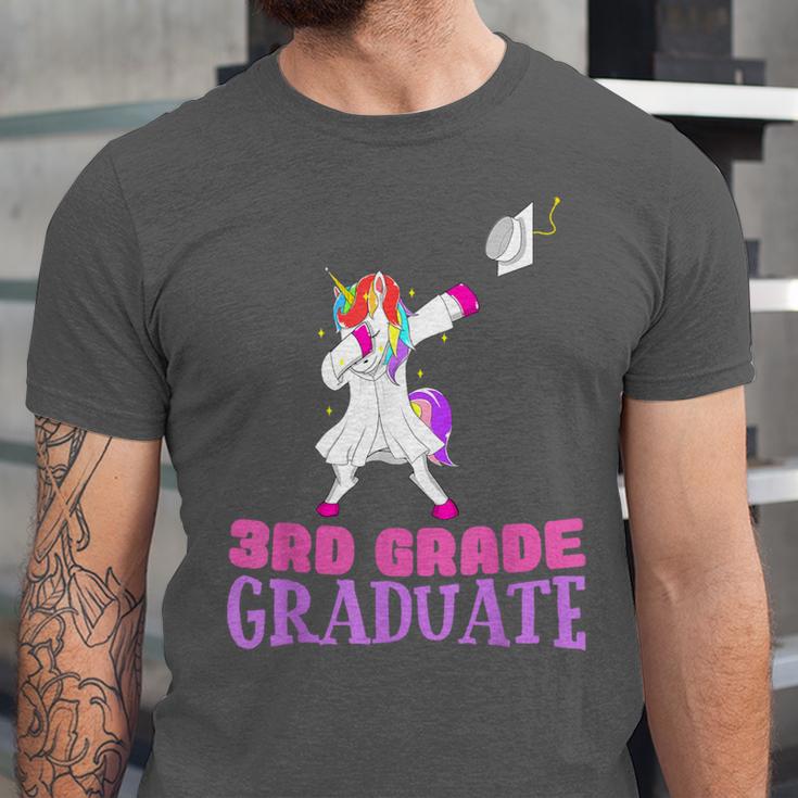 3rd Grade Graduation Unicorn End Of Year Third Unisex Jersey T-Shirt