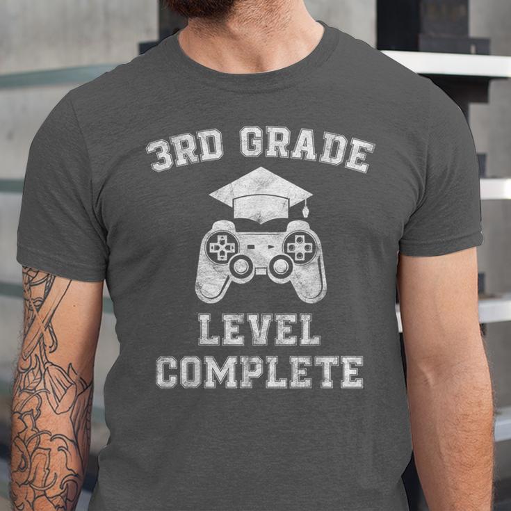 3rd Grade Level Complete Third Grade Graduation Video Gamer Unisex Jersey T-Shirt