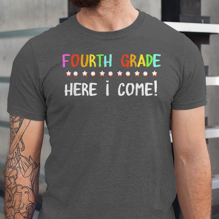 4th Grade Here I Come Cute 3rd Grade Graduation Shirt Unisex Jersey T-Shirt