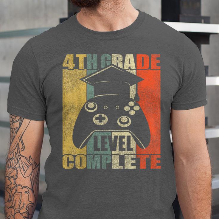 4th Grade Level Complete Gamer Class Of 2023 Graduation Unisex Jersey T-Shirt