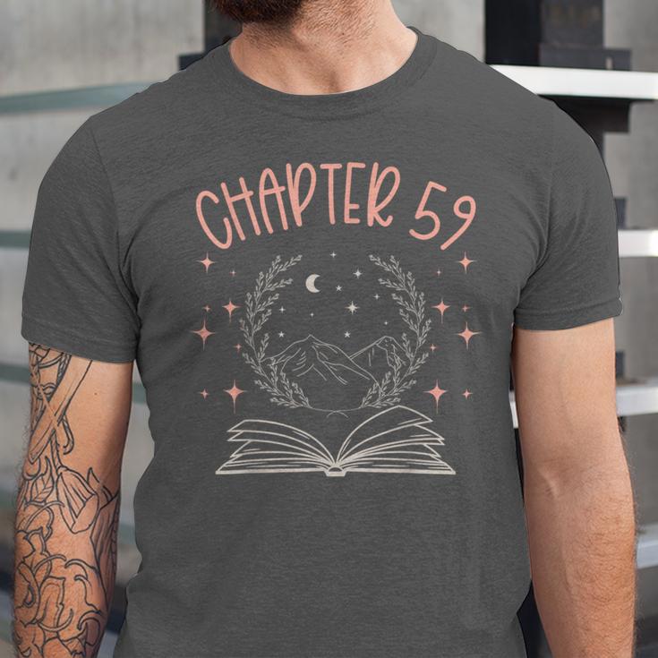 59th Birthday Women Book Lovers Chapter 59 Its My Birthday Unisex Jersey T-Shirt