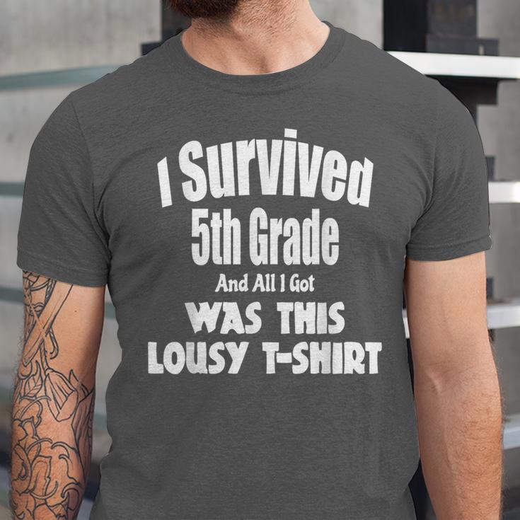 5th Fifth Grade Graduation Shirt Boy Girl Graduate Education Unisex Jersey T-Shirt