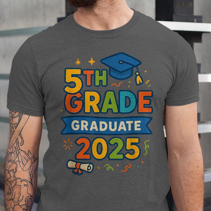 5th Grade Graduation 2025 Graphic – Class Of 2025 Theme Unisex Jersey T-Shirt