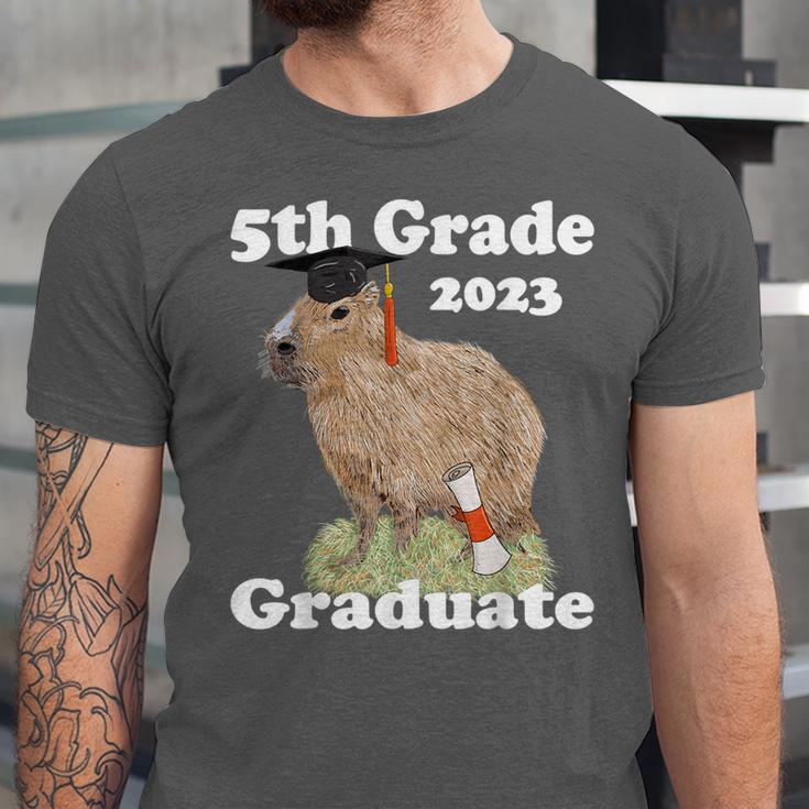 5th Grade Graduation Class Of 2023 Capybara Fifth Graduate Unisex Jersey T-Shirt