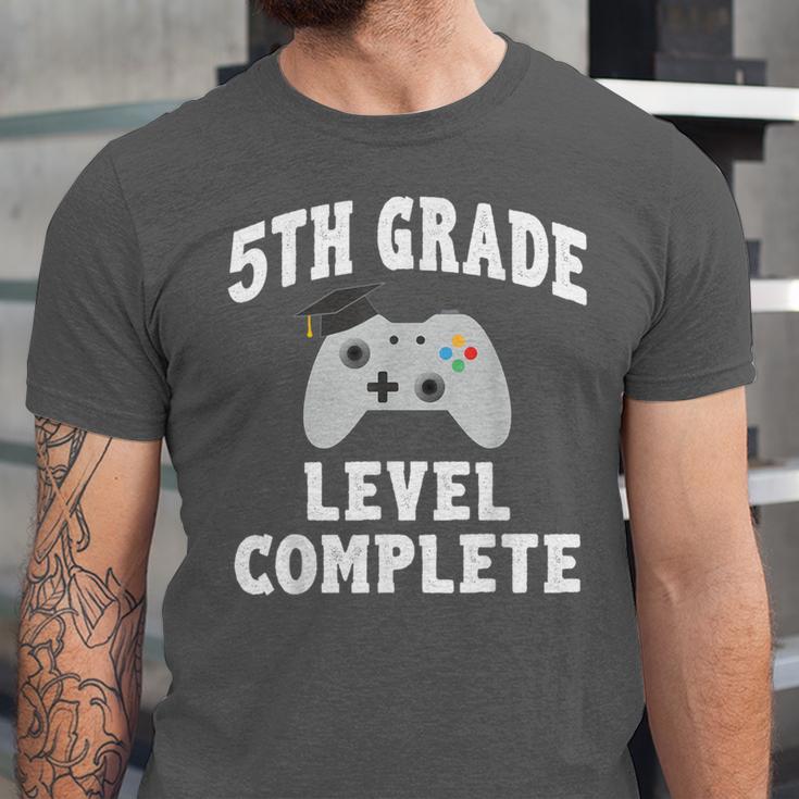 5th Grade Level Complete Gamer Class Of 2025 Graduation Unisex Jersey T-Shirt