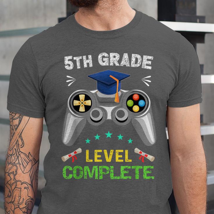 5th Grade Level Complete Gaming Graduation Class 2023 Gamer Unisex Jersey T-Shirt