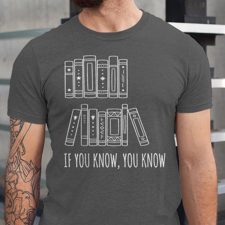 6 7 If You Know You Know Books Six Seven Meme Unisex Jersey T-Shirt