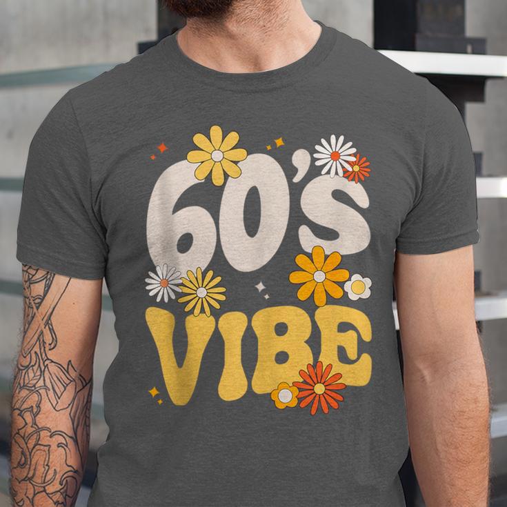 60's Vibe Vintage Nostalgia Mixtape Era 1960s Party Groovy Unisex Jersey T-Shirt