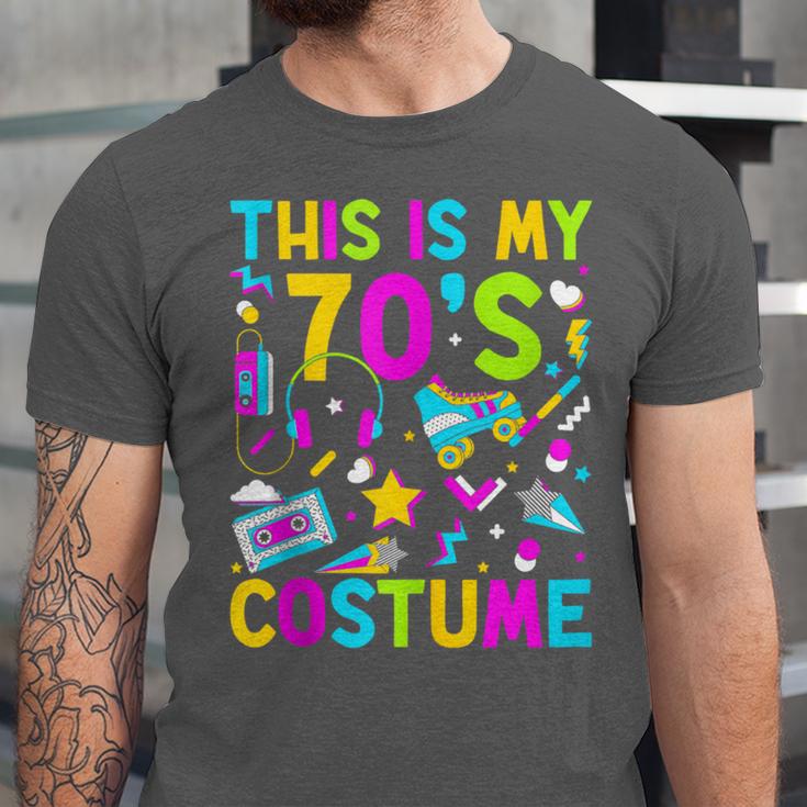 This Is My 70's Costume Nostalgia Mixtape Era 1970s Party Unisex Jersey T-Shirt This Is My 70's Costume Nostalgia Mixtape Era 1970s Party Unisex Jersey T-Shirt