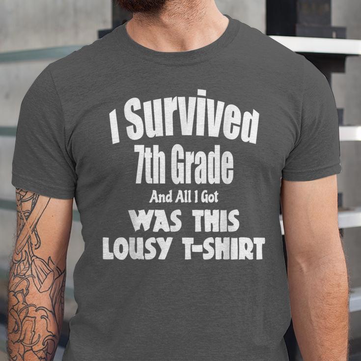 7th Seven Grade Graduation Shirt Boy Girl Graduate Education Unisex Jersey T-Shirt