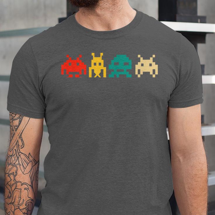 80s Video Game Nostalgia Retro Vintage Arcade Novelty Unisex Jersey T-Shirt