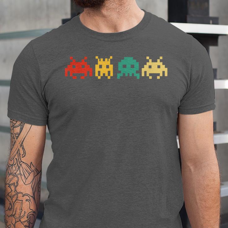 80s Video Game Vintage Nostalgia Retro Arcade Novelty Unisex Jersey T-Shirt