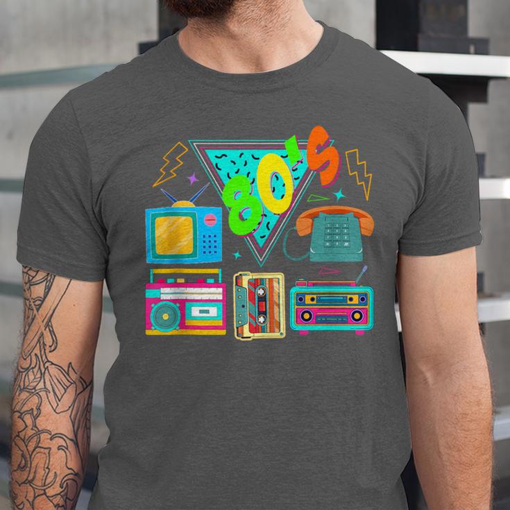 80's Vintage Cassette Tape Nostalgia Mixtape Era 1980s Retro Unisex Jersey T-Shirt