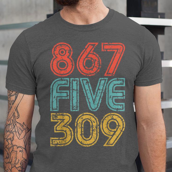 8675309 Retro Vintage 80's 90's Music Nostalgia Unisex Jersey T-Shirt 8675309 Retro Vintage 80's 90's Music Nostalgia Unisex Jersey T-Shirt