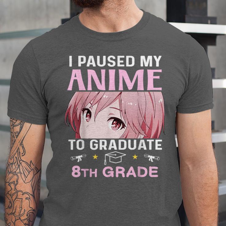 8th Grade Graduation Anime 2024 Graduate Middle School Girls Unisex Jersey T-Shirt