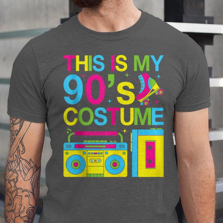 This Is My 90's Costume Retro 1990s Style Cassette Nostalgia Unisex Jersey T-Shirt This Is My 90's Costume Retro 1990s Style Cassette Nostalgia Unisex Jersey T-Shirt